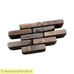 € 0,49 p/st. Gevelsteen Wf bruin gesinterd en getrommeld, Verzenden, Nieuw, Bakstenen