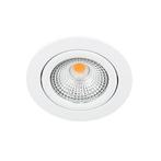 Bella Ondiepe LED spot kantelbaar 5Watt rond WIT dimbaar, Huis en Inrichting, Ophalen of Verzenden, Nieuw
