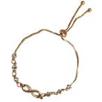 Fako Bijoux® - Dames Armband Infinity Strass Kristal -, Sieraden, Tassen en Uiterlijk, Armbanden, Verzenden, Nieuw