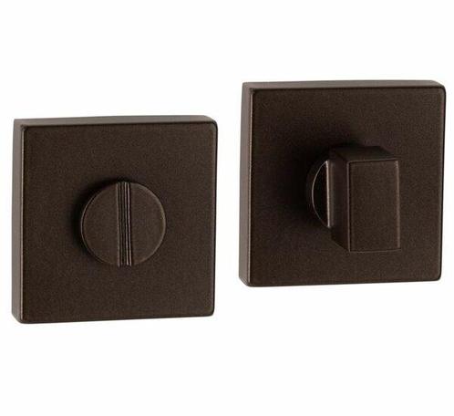 WC-Sluiting Vierkant 8mm brons, Doe-het-zelf en Verbouw, Hang- en Sluitwerk, Nieuw, Ophalen of Verzenden