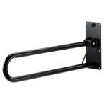 Toiletbeugel opklapbaar 76 cm - Mat zwart, Diversen, Ophalen of Verzenden, Nieuw