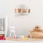 lux.pro Hanglamp voor kinderen 21x28 cm E27 wit met bosdierm, Kinderen en Baby's, Kinderkamer | Inrichting en Decoratie, Verzenden