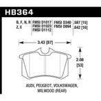 Hawk HPS Street Brake Pads - KHB364F.587, Auto-onderdelen, Remmen en Aandrijving, Ophalen of Verzenden, Nieuw