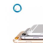 Camera bescherming ring voor iPhone 6 6 Plus Blauw, Telecommunicatie, Mobiele telefoons | Toebehoren en Onderdelen, Nieuw, Verzenden