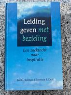 Leiding geven met bezieling, Boeken, Gelezen, Lee G. Bolman & Terrence E. Deal, Verzenden, Overige onderwerpen