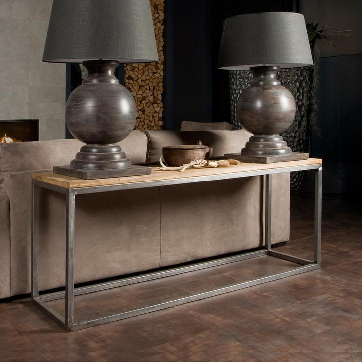 *WOONWINKEL* Tower Living Venetie Industriële Sidetable, Huis en Inrichting, Tafels | Sidetables, Nieuw, Verzenden