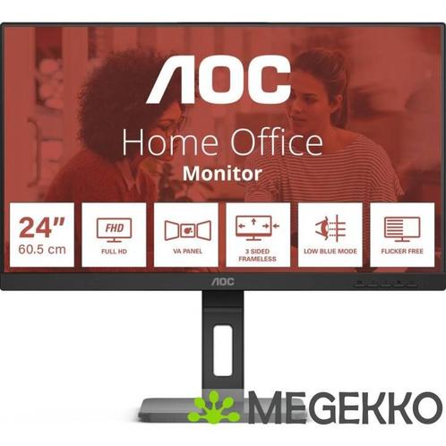AOC Essential-line E3 24E3QAF 24  Full HD IPS Monitor, Computers en Software, Monitoren, Nieuw, Verzenden