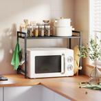 TRUUSK Uitbreidbaar Magnetronrek Met 3 Haken - Keukenrek Van, Verzenden, Nieuw