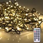 Kerstverlichting 120 LED - Warm Wit - Dimbaar + Afstandbedie, Diversen, Kerst, Nieuw, Ophalen of Verzenden