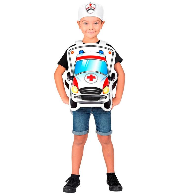Dokter Ambulance Wagen Pakje Kind, Kleding | Dames, Carnavalskleding en Feestkleding, Nieuw, Ophalen of Verzenden