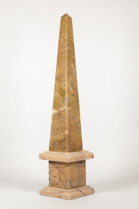 sculptuur, Grande obelisco 8.6 kg. - 62 cm - marmo rosa, Antiek en Kunst, Antiek | Overige Antiek