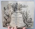George Louis le Rouge - Topographie De La Zelande en 9, Antiek en Kunst, Antiek | Boeken en Bijbels