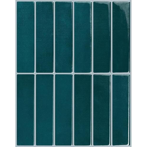 Tegelsticker Turquoise Langwerpig, Huis en Inrichting, Woonaccessoires | Wanddecoraties, Nieuw, Ophalen of Verzenden