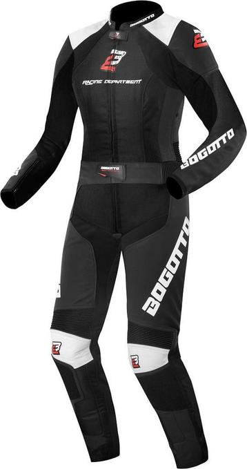Bogotto Losail Dames Zwart Wit 2-Delig Motorpak beschikbaar voor biedingen