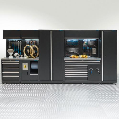 Datona Werkplaatsinrichting PREMIUM met RVS werkblad - 422, Doe-het-zelf en Verbouw, Werkbanken, Nieuw, Ophalen of Verzenden
