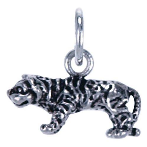 Zilveren Tijger klein ketting hanger, Sieraden, Tassen en Uiterlijk, Kettinghangers, Verzenden