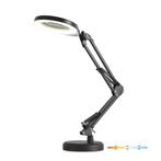 LED bureaulamp AURIQ LOUPE 10W 3CCT zwart met vergrootgla..., Ophalen of Verzenden, Nieuw