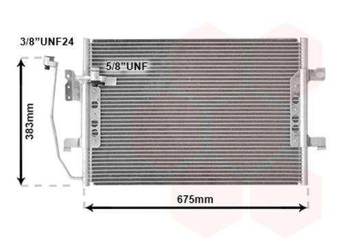 LUCHTCONDENSATOR VOOR MERCEDES VANEO 414 2002-2005, Auto-onderdelen, Airco en Verwarming, Nieuw, Ophalen of Verzenden