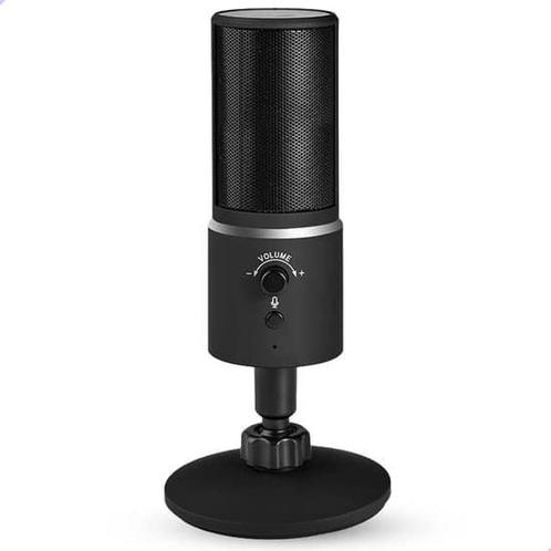 USB Microfoon met statief- Gaming &amp; voor PC- Incl, Computers en Software, Overige Computers en Software, Zo goed als nieuw