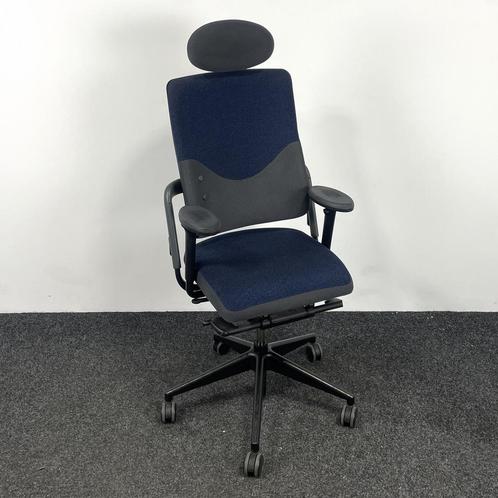 Bureaustoel Grahl Xenium - Blauw / Grijs, Huis en Inrichting, Bureaustoelen, Bureaustoel, Gebruikt, Ergonomisch, Ophalen of Verzenden