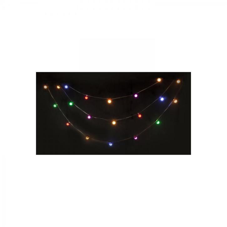 Ibiza Ledstring-color Lichtsnoer Met 20 Kleur LED Lampen, Muziek en Instrumenten, Licht en Laser, Overige typen, Nieuw, Verzenden