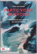 Partij Voor Eenvoud 9789012129190 P. Van Hoesel, Boeken, Gelezen, P. Van Hoesel, Verzenden