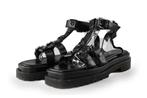 The Kooples Sandalen in maat 40 Zwart | 10% extra korting, Verzenden, Zwart, Sandalen of Muiltjes, Zo goed als nieuw