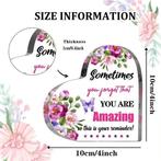 Hart van epoxy met bloemen sometimes you forget that are, Hobby en Vrije tijd, Ophalen of Verzenden, Nieuw