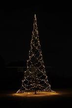 FlinQ Vlaggenmast Kerstboom 3m Warmwit - Licht Kerstboom -, Verzenden, Nieuw