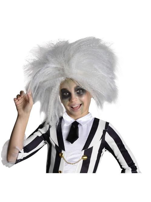 Beetlejuice Pruik Kind, Hobby en Vrije tijd, Feestartikelen, Nieuw, Verzenden
