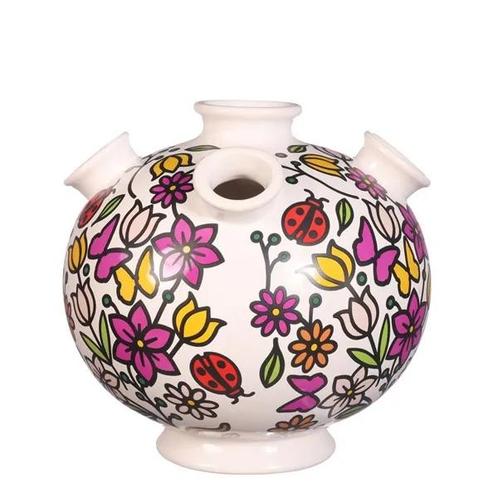 Tulpenvaas meerkleurig, Huis en Inrichting, Woonaccessoires | Vazen, Verzenden