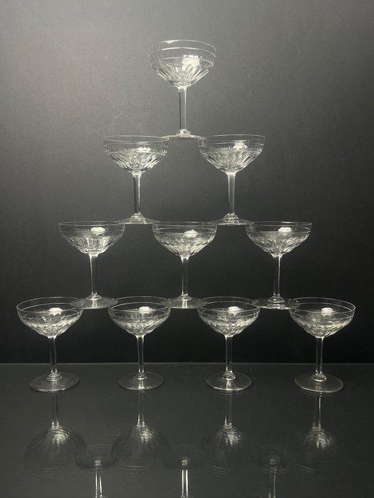 Val Saint Lambert - Drinkset (10) - Zermatt gesneden Avon, Antiek en Kunst, Antiek | Meubels | Tafels