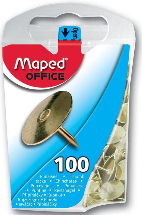 Maped Maped - punaises - 10mm - 100 stuks, Zakelijke goederen, Partijgoederen en Retail | Verpakking en Verzending, Ophalen of Verzenden