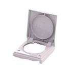 Berker Afdekraam Flow/Pure 1-Vaks met Klep Grijs Hoogglans, Caravans en Kamperen, Ophalen of Verzenden, Nieuw