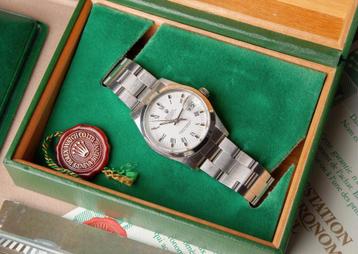 ROLEX OYSTER PERPETUAL 34/FULL SET/UNPOLISHED beschikbaar voor biedingen