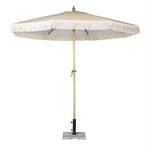 Sicilië ronde gestreepte parasol | Hardhout & kunststof |.., Verzenden, Nieuw in verpakking