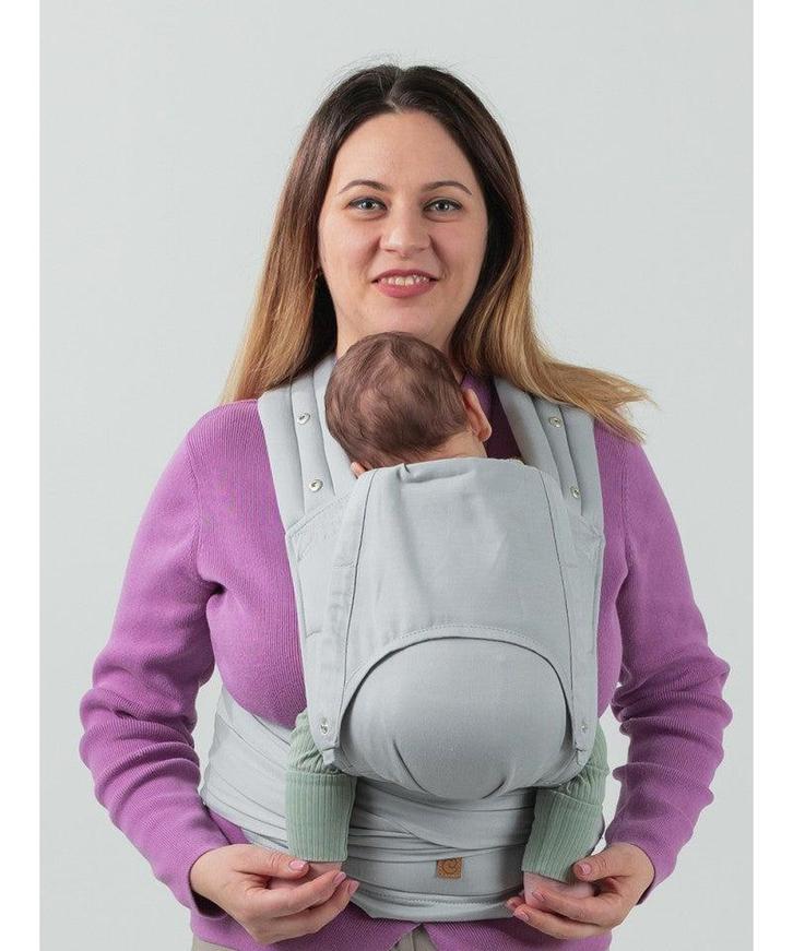 Isara Ergonomische Draagzak Quick Half Buckle Pearl Grey, Kinderen en Baby's, Babydragers en Draagdoeken