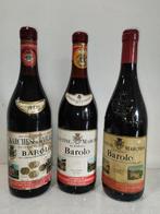 1973, 1977 & 1983 Marchesi di Barolo - Barolo - 3 Flessen, Nieuw
