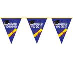 Geslaagd Slingers Congrats 10m, Verzenden, Nieuw