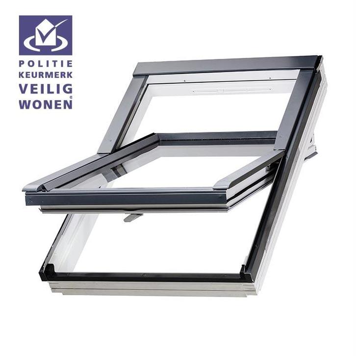 Fakro tuimeldakraam FTU-V U3 PK (55°) 94x140 cm, Doe-het-zelf en Verbouw, Glas en Ramen, Dubbelglas, Nieuw, Dakraam, Minder dan 80 cm