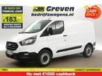 Ford Transit Custom 280 2.0 TDCI L1H1 MARGE 3 Persoons PDC, Auto's, Wit, Nieuw, Ford, Startonderbreker