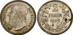 2 Francs Belgie: Leopold Ii, 1865-1909:, Postzegels en Munten, Munten | Europa | Niet-Euromunten, Verzenden