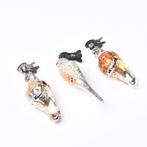 Set van 3 vintage kerst ornamenten | Kerstballen | Kerstmis