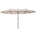 TRUUSK XXL Parasol Met Zwengel Weerbestendig 455 Cm X 270 Cm, Tuin en Terras, Parasols, Verzenden, Nieuw