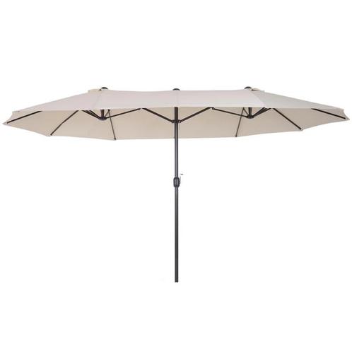 TRUUSK XXL Parasol Met Zwengel Weerbestendig 455 Cm X 270 Cm, Tuin en Terras, Parasols, Nieuw, Verzenden