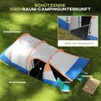 TRUUSK Campingzelt, Tunnelzelt Für 3 Personen, Mit Lichthake, Verzenden, Nieuw
