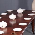 Lange tafel Victoriaans pull out table ca 1865 met authenti, Ophalen of Verzenden