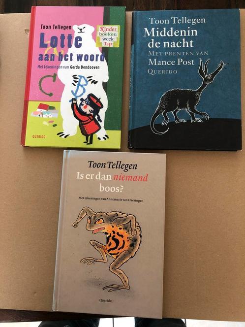 Toon Tellegen - 3 Hardcover Boeken, Boeken, Kinderboeken | Jeugd | onder 10 jaar, Fictie algemeen, Zo goed als nieuw, Ophalen of Verzenden