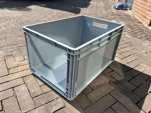 100x Kunststofbak met grijpopening 600x400x320mm, Doe-het-zelf en Verbouw, Kratten en Dozen, 50 tot 75 cm, Zo goed als nieuw, Bak of Kist