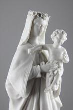Beeld, Maria met Kind - 34 cm - Biscuit porselein, Antiek en Kunst